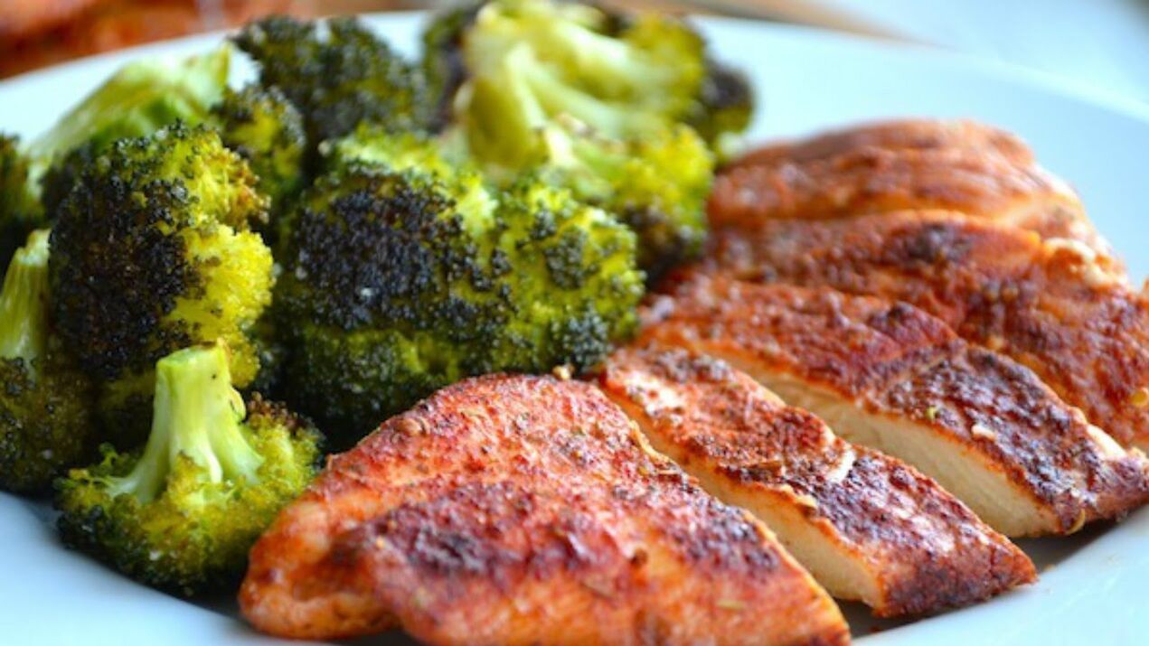 kuracie prsia s brokolicou pre diétu so 6 okvetnými lístkami
